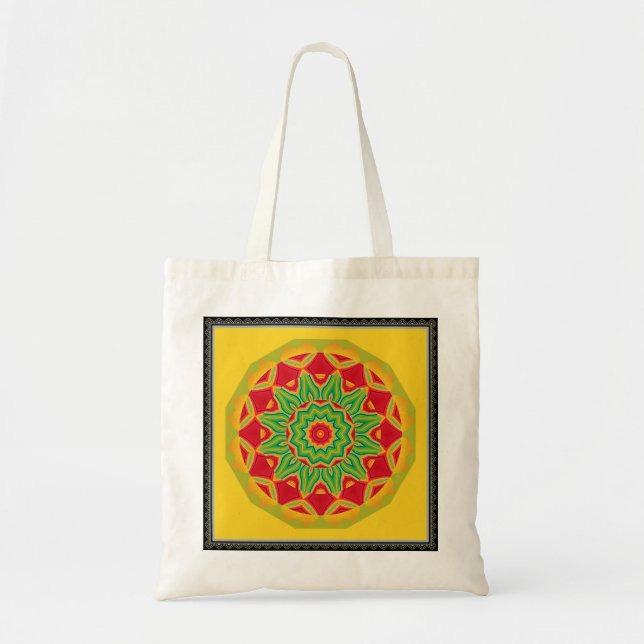 Mandala Tote Bag Tragetasche (Vorne)