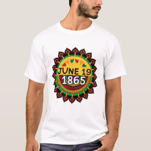 Mandala-Traditionelles afrikanisches Muster im Jun T-Shirt