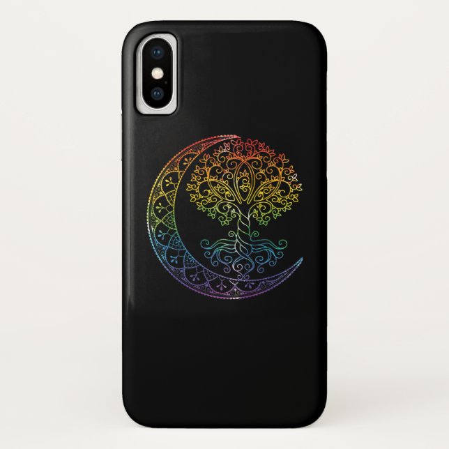 Mandala Tree of Life Tattoo Style Case-Mate iPhone Hülle (Rückseite)
