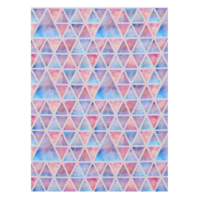 Mandala Triangle Pattern Tischdecke (Vorderseite)