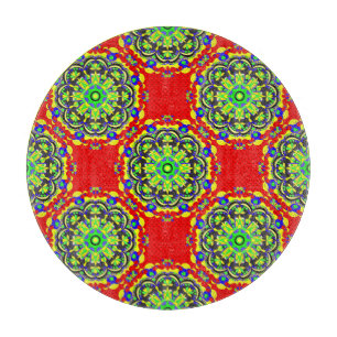 Mandala Tribal: Vintage nahtlose Illustration Schneidebrett