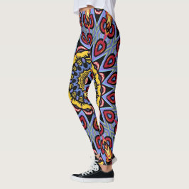 Mandala Trippy Retro Hippie Boho Chic Bohemisch Leggings