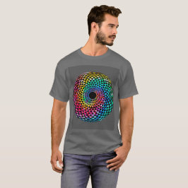 Mandala über LGBT Rainbow Gefärbte Krawatte T - Sh T-Shirt
