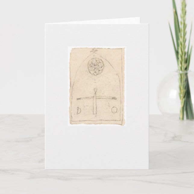 Mandala und Kathedrale Karte (Vorderseite)
