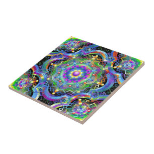 Mandala Universe Colors Fliese
