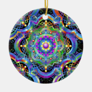 Mandala Universe Colors Keramikornament