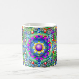 Mandala Universe Colors Verwandlungstasse