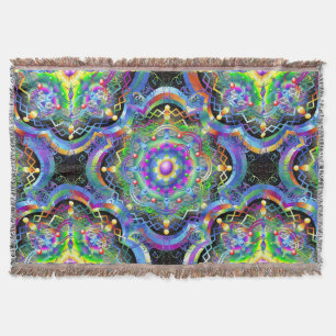 Mandala Universe Psychedelic Colors Decke