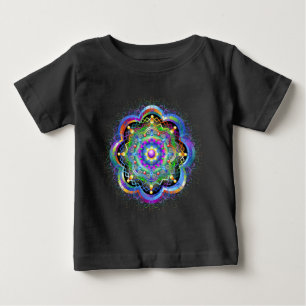 Mandala-Universum psychedelisch Baby T-shirt