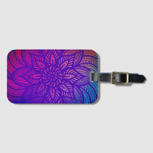 Mandala Vibrant Design Gepäckanhänger