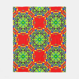 Mandala Vintage Stamm nahtlose Muster illustrieren Fleecedecke