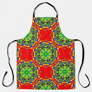 Mandala Vintage Stamm nahtlose Muster illustrieren Schürze