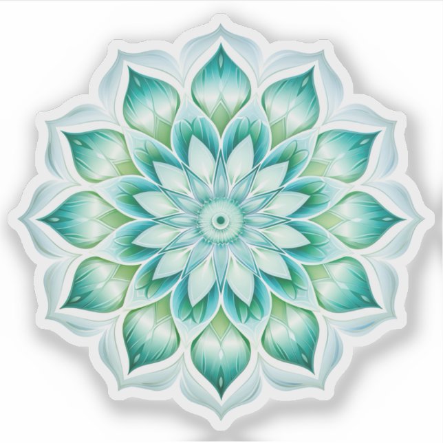 Mandala Vinyl Aufkleber (Vorderseite)