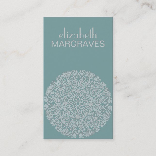 Mandala Visitenkarte (Vorderseite)