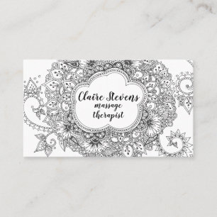 Mandala-Visitenkarte Visitenkarte