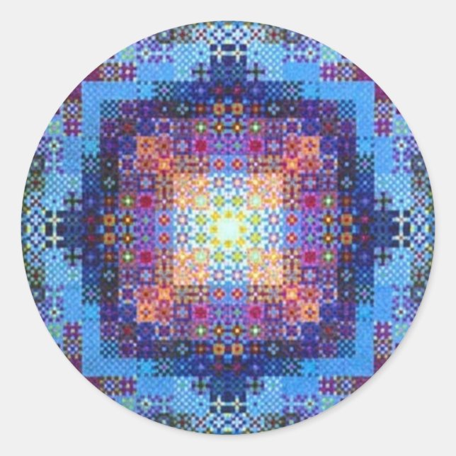 Mandala von Joy and Happiness Sticker (Vorderseite)
