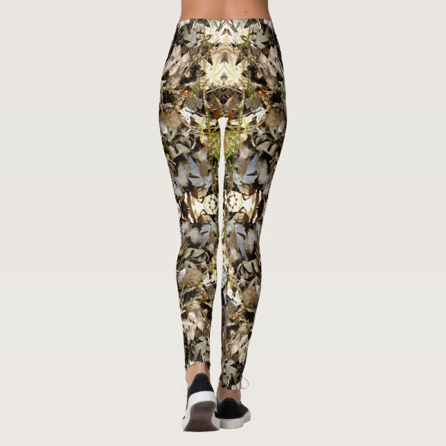 Mandala von Mutter Erde... Leggings (Rückseite)