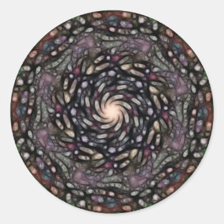 Mandala von Sanguine Splendor (Sticker) Runder Aufkleber