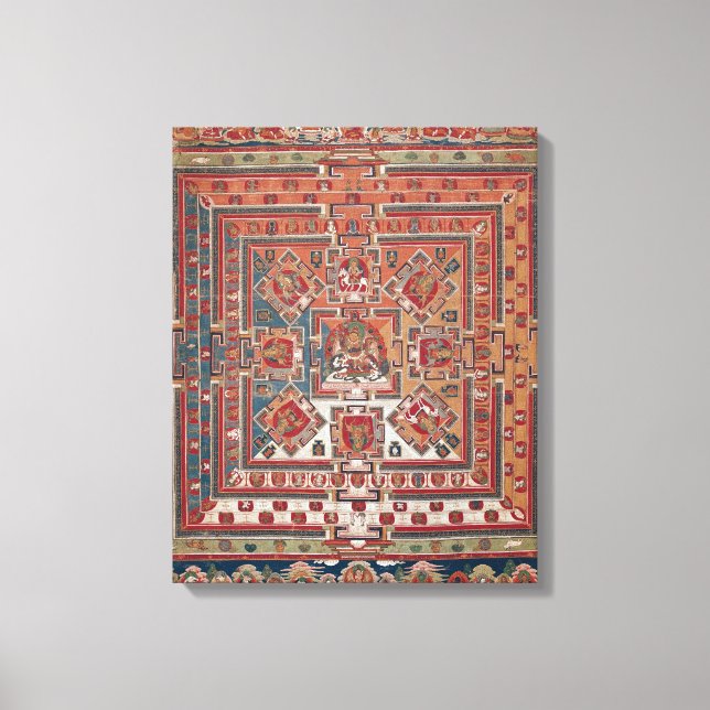 Mandala von Vaishravana Leinwanddruck (Vorderseite)