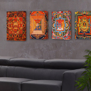 Mandala von Vajradhatu Thangka Leinwanddruck