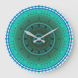 Mandala Wallclock Große Wanduhr