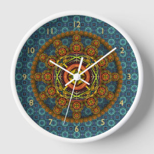 Mandala Wallclock Uhr
