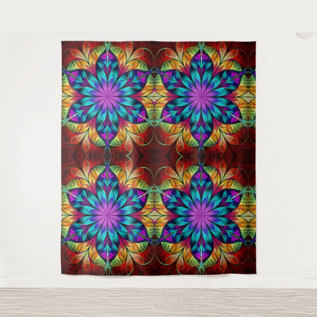 Mandala Wandteppich (Vorderseite)