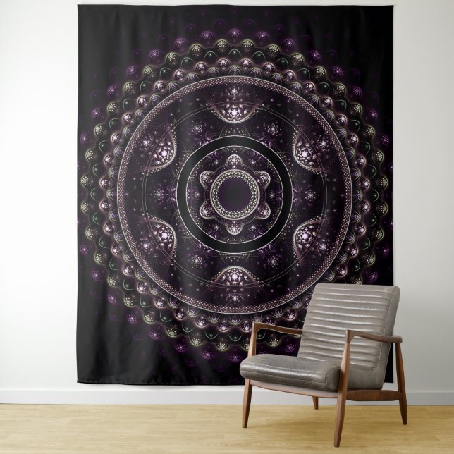 Mandala Wandteppich (Beispiel)