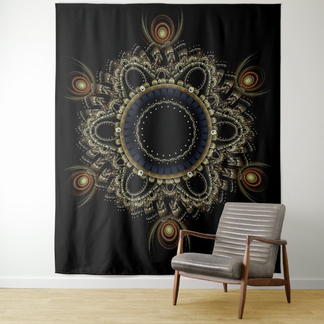Mandala Wandteppich (Beispiel)