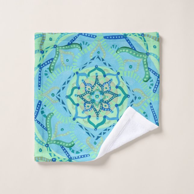 Mandala Wash Cloth Waschlappen (Waschlappen)