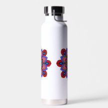 Mandala-Wasserflasche