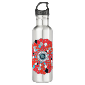 Mandala water bottle edelstahlflasche