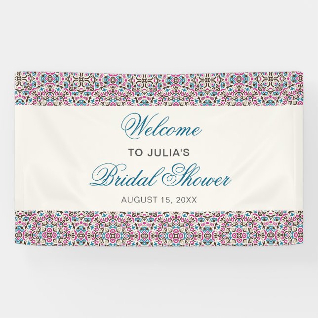Mandala Wedding Banner (Horizontal)