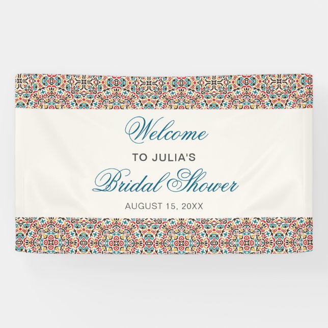 Mandala Wedding Banner (Horizontal)