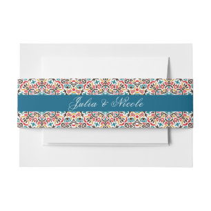 Mandala Wedding Einladungsbanderole