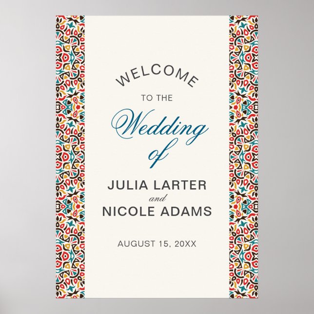 Mandala Wedding Poster (Vorne)