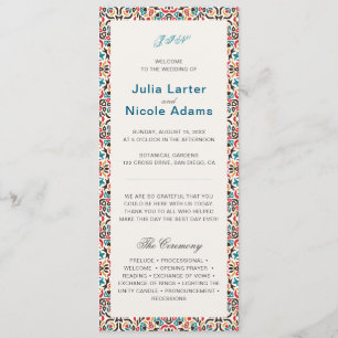 Mandala Wedding Programm