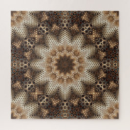 Mandala with Hexagonal Elements Puzzle