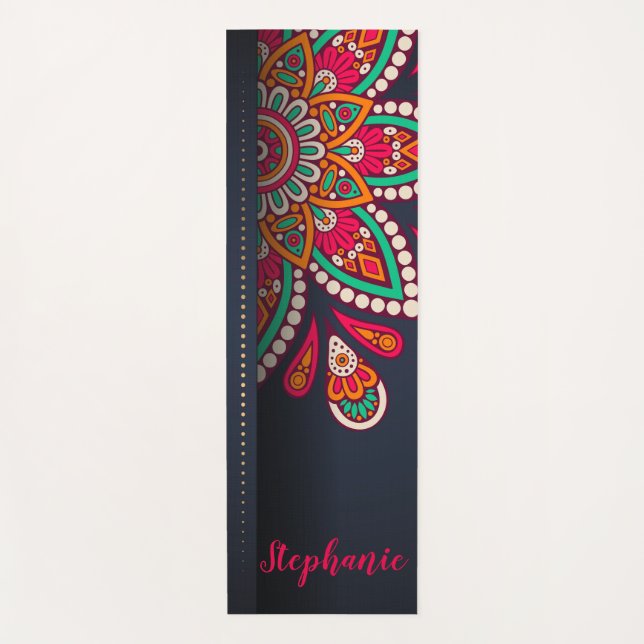 Mandala Yoga Mat Yogamatte (Vorderseite)