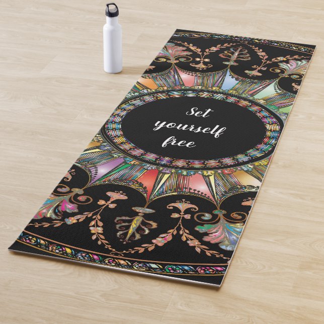 Mandala Yogamatte (Beispiel)