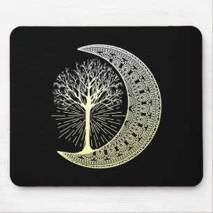 Mandala Zen Buddhismus Baum Tattoo Yoga Meditation Mousepad