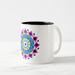 Mandala Zweifarbige Tasse