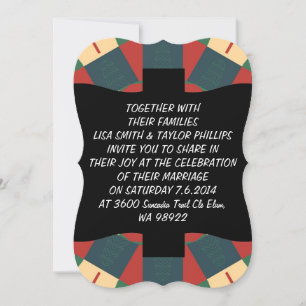 Mandalaic kaleidoscope einladung