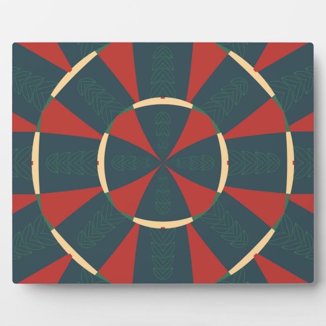 Mandalaic kaleidoscope fotoplatte (Vorderseite)