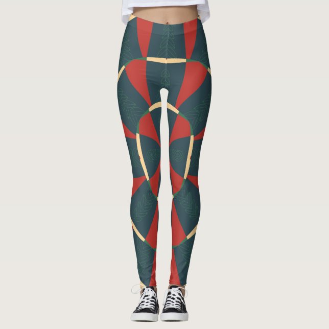 Mandalaic kaleidoscope leggings (Vorderseite)