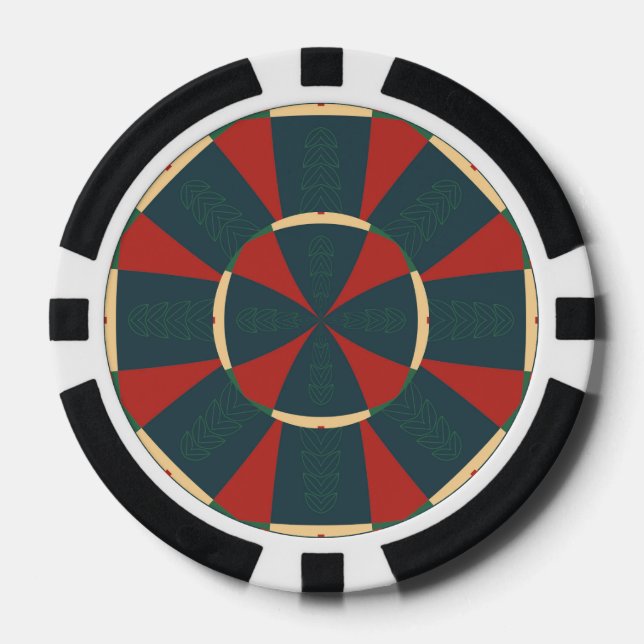 Mandalaic kaleidoscope pokerchips (Vorderseite)