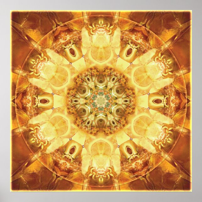 Mandalas aus dem "Herz des Wandels 3"-Poster Poster (Vorne)