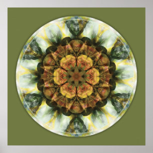 Mandalas aus dem Herzen des Friedens, Nr. 9 Poster