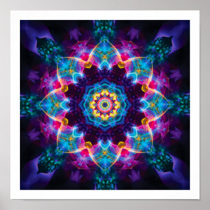 Mandalas aus der Tiefe der Liebe 30 Print Poster