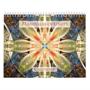 Mandalas des Einheitskalenders Kalender